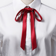 MODEST12 Đồng phục Tao nhã Trường học Ruy-băng Tua Sinh viên Trang phục Cravat Satin Bowtie Bow Tie Ribbons Knot