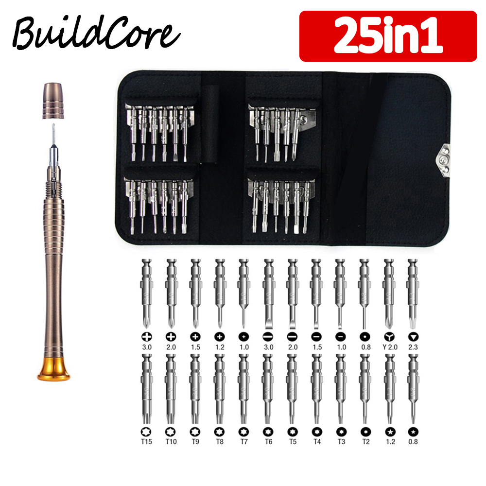 25 in 1 Laptop Mobile Phone Repair Tools Kit Precision Screwdriver Set For Apple Macbook Air Pro