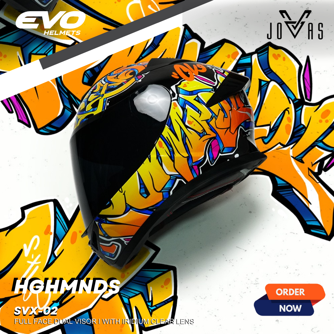 EVO HELMET LIMITED EDITION "HIGHMINDS" FULLFACE HELMET LIMITED EDITION