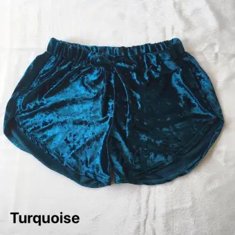 cheap velvet shorts