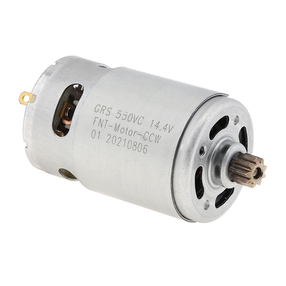 RS550 25V19500 RPM DC Motor with Single Speed 9 Teeth and High Torque Gear Box