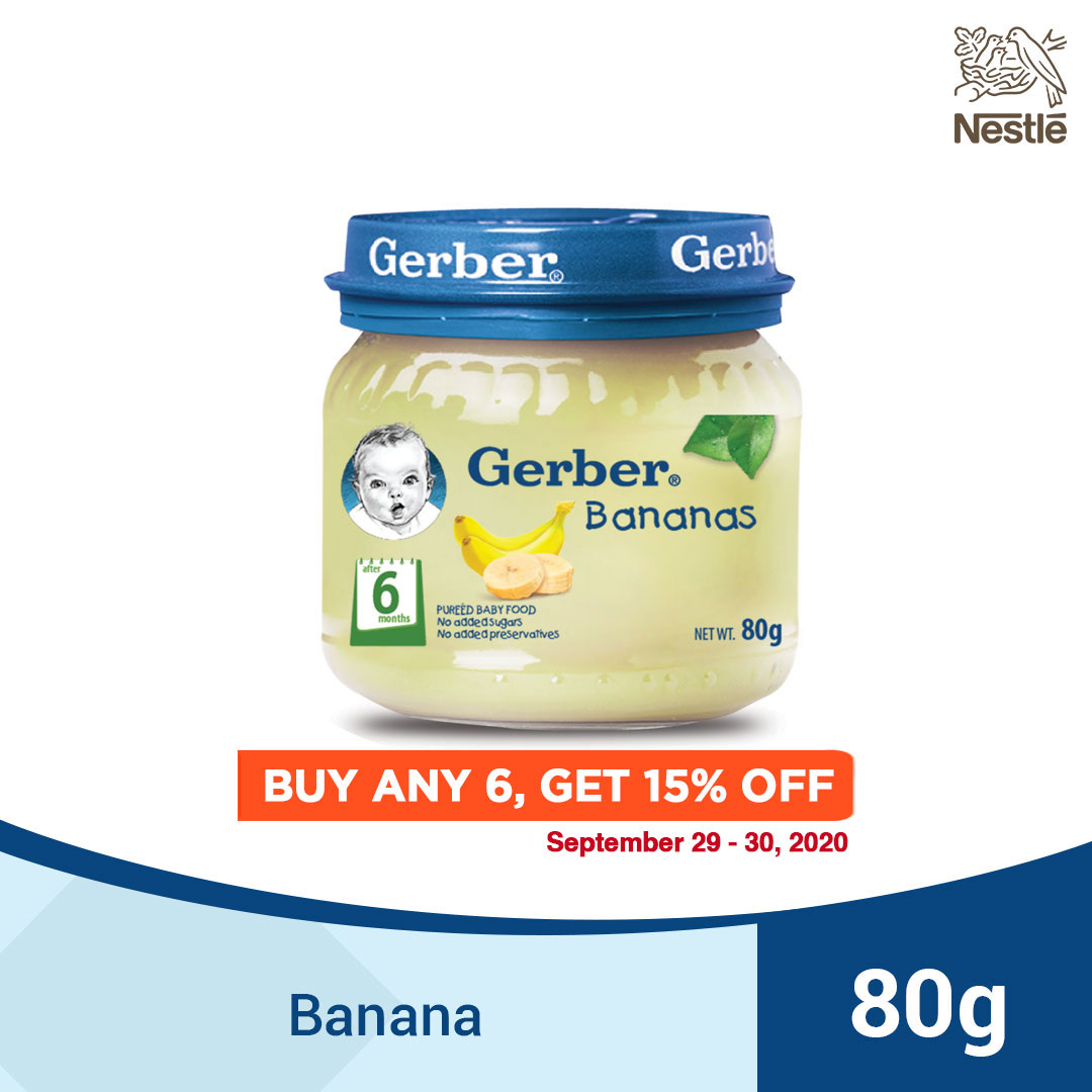 gerber banana puree