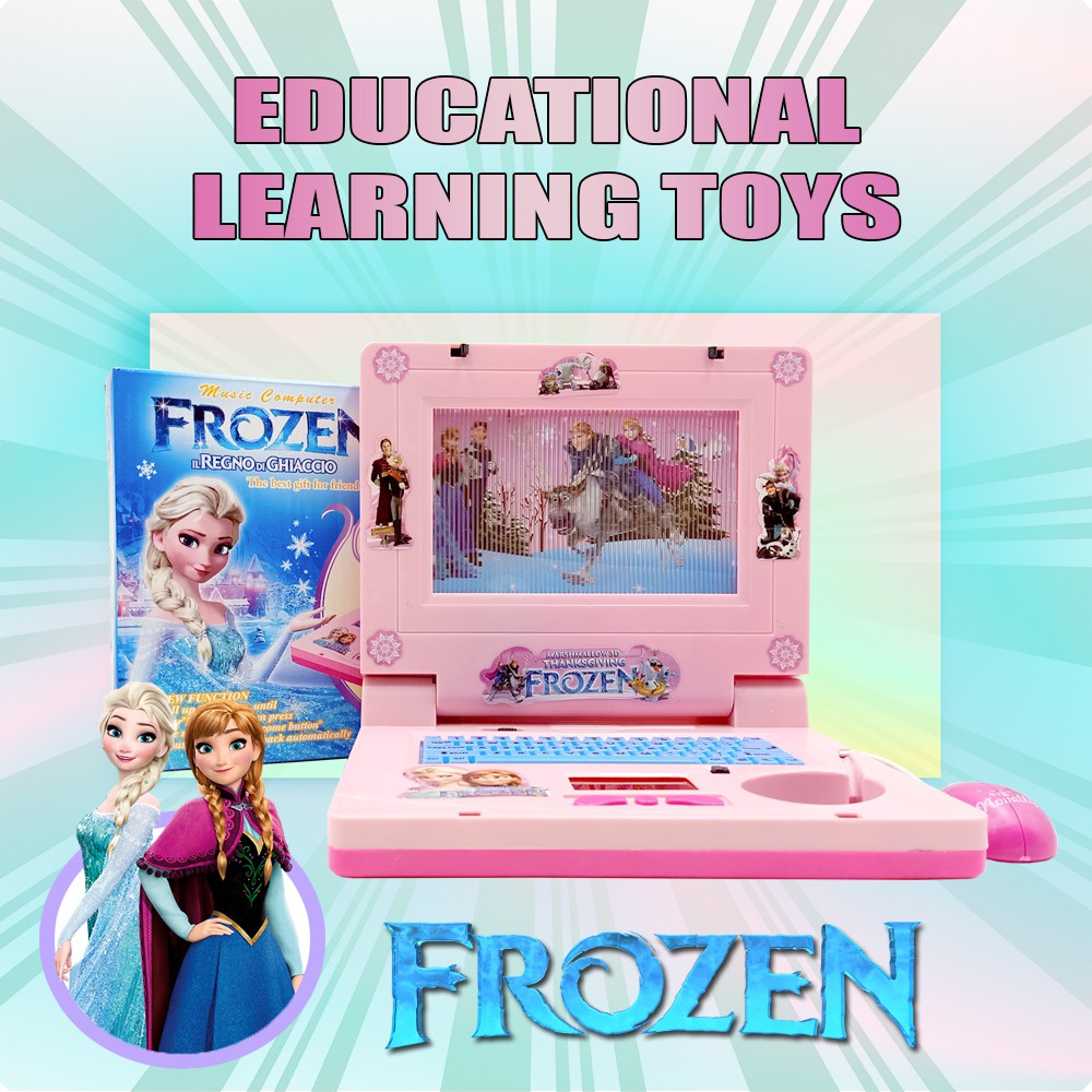 Barbie Frozen laptop Educational Laptop Toy for kids Toys for girls ...