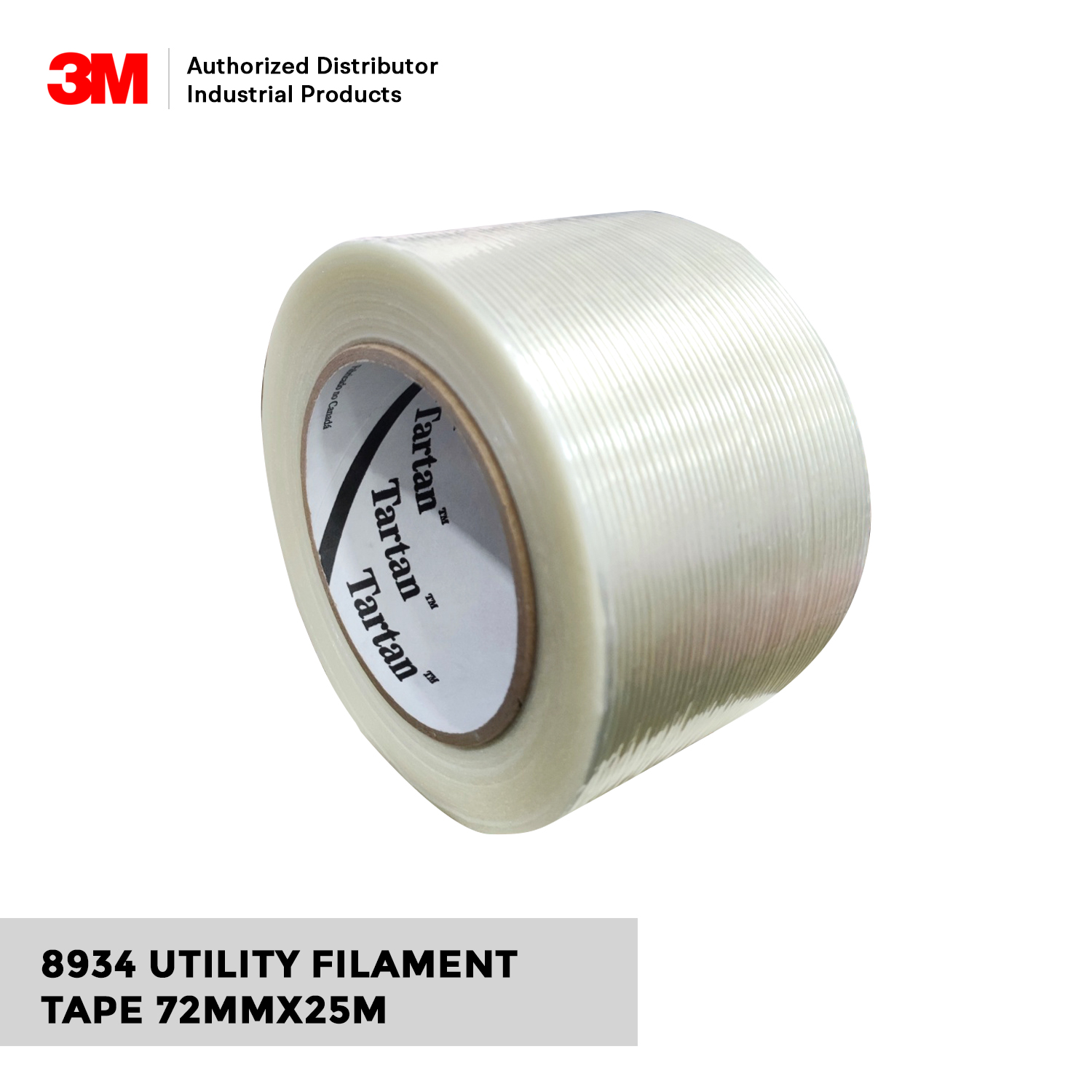 3M 8934 TARTAN UTILITY FILAMENT TAPE 72MM X 55M Lazada PH