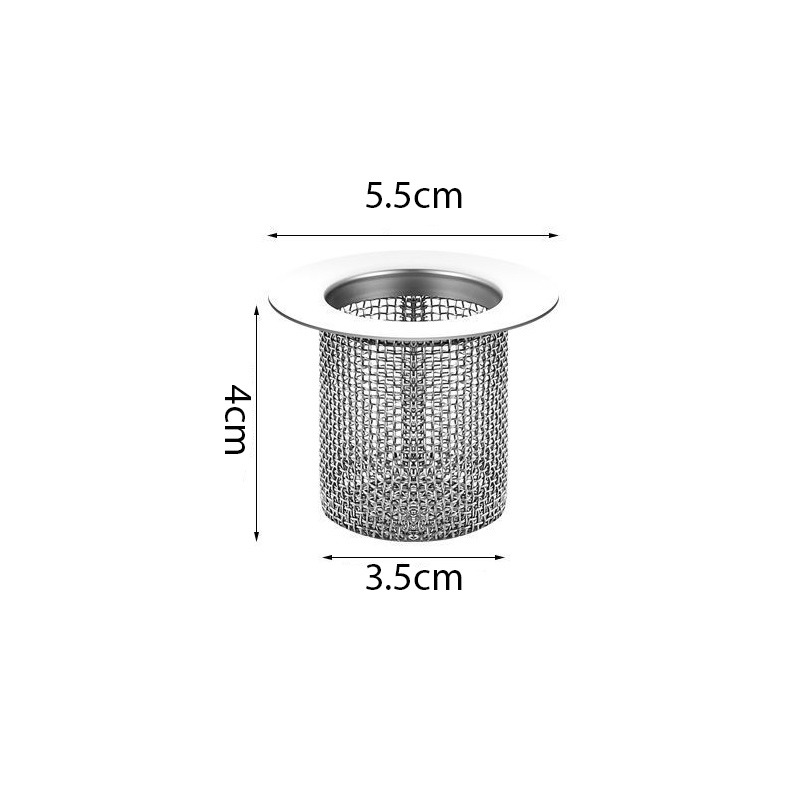 Stainless Steel Floor Drain Filter Mesh Basket Anti-Clogging 25x40mm ...