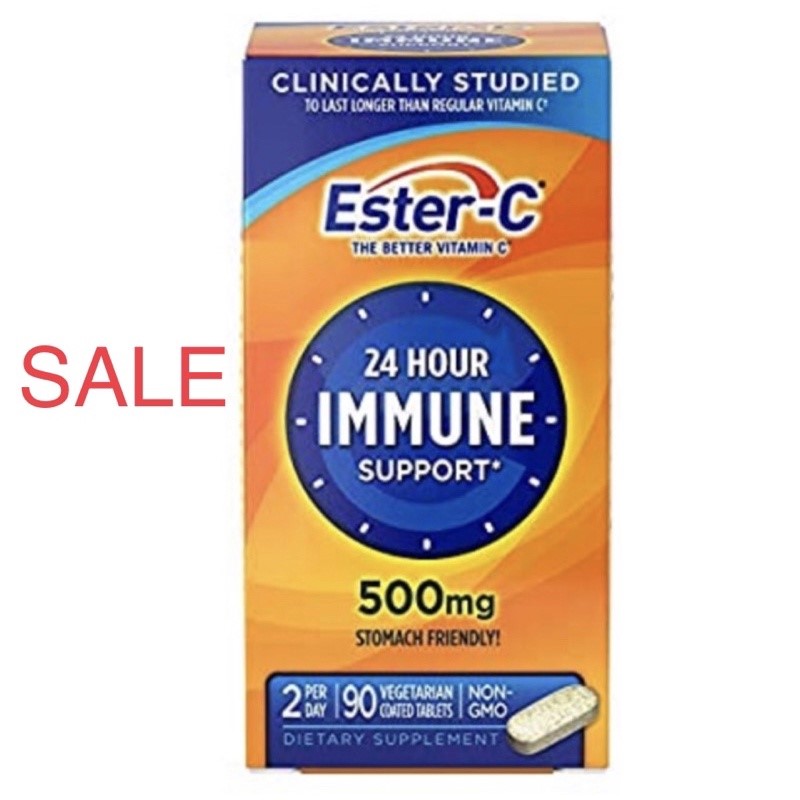 Ester-C, Ester C 500 mg Vitamin C 24 Hour Immune Support, 500mg, 90 ...