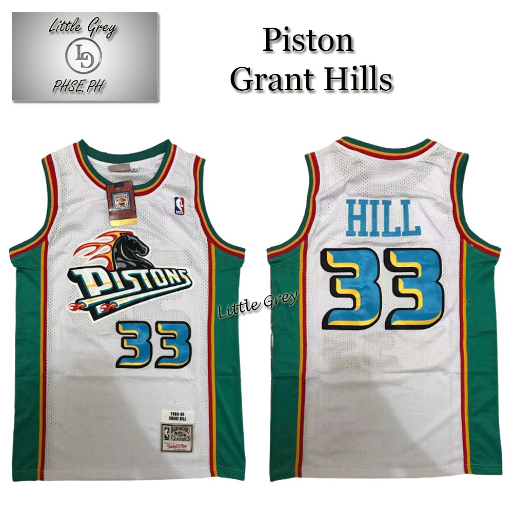NBA Detroit Pistons 33 Grant Hill Basketball Jersey Lazada PH