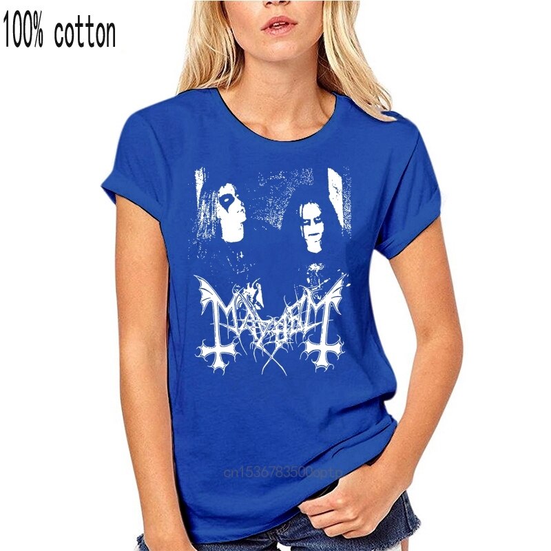 Mayhem Dead Morbid Norwegian Black Metal Euronymous Hellhammer Watain  Women's T-Shirt Tee