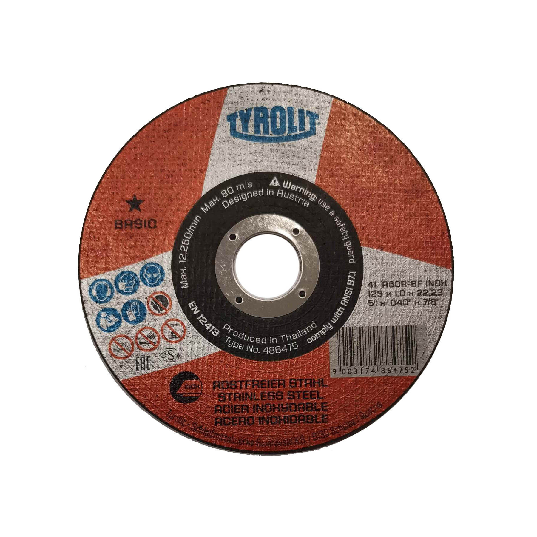 Tyrolit Abrasive Inox Cutting wheel 5" by Kuysen Lazada PH