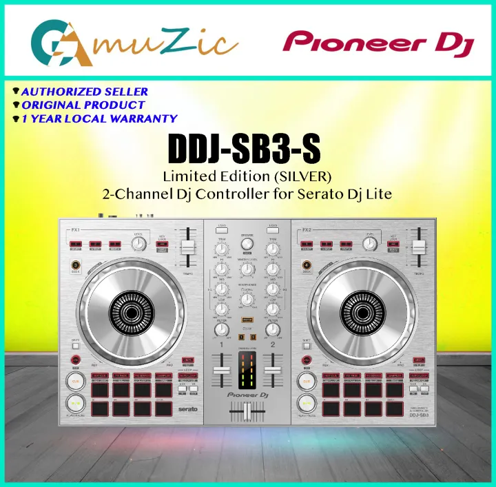 Pioneer Ddj Sb3 S 2 Channel Dj Controller For Serato Dj Lite Silver Lazada Ph