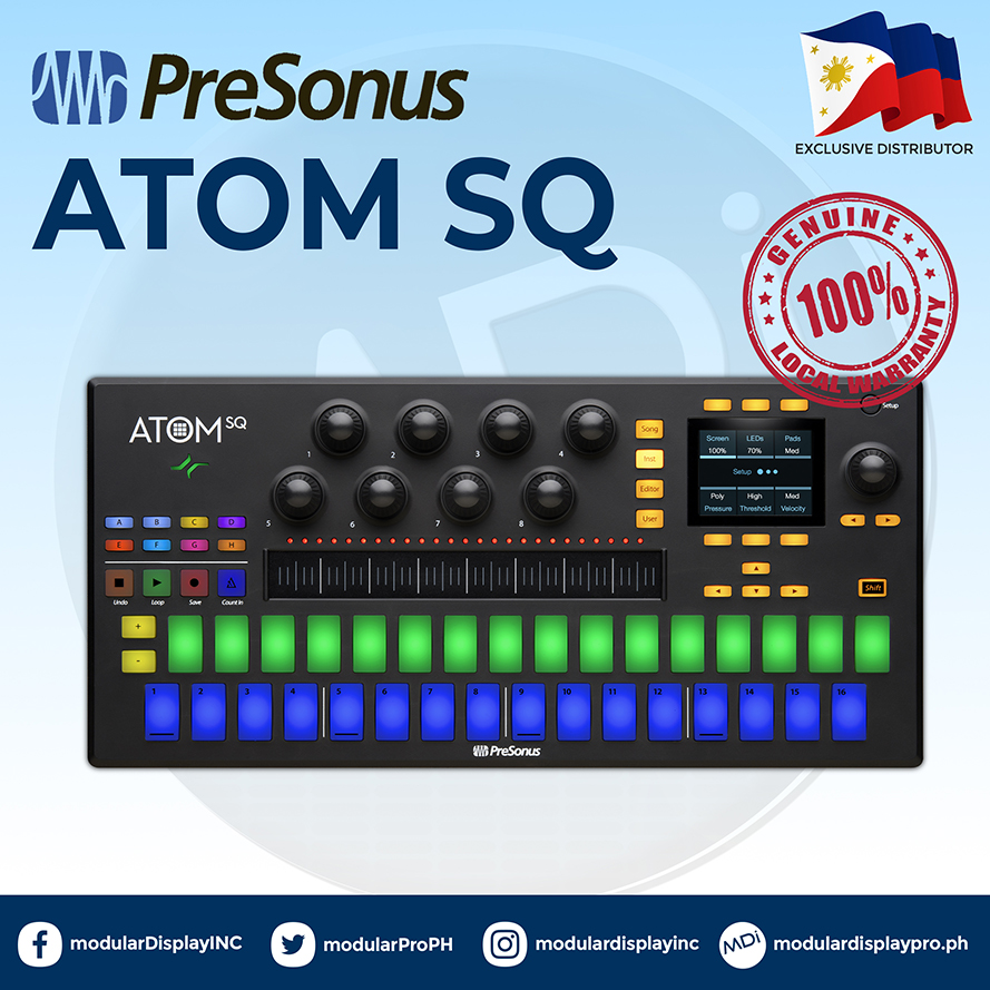 PreSonus ATOM SQ: Hybrid MIDI Keyboard / Pad Performance and