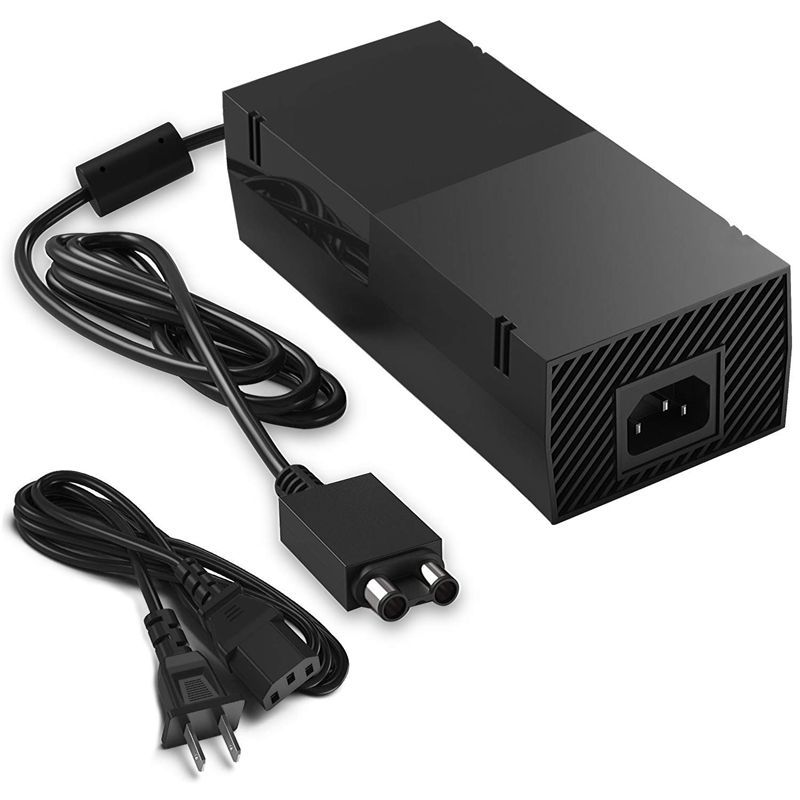220W For Xbox One Power Supply, AC Adapter Replacement Charger with Cable for Xbox 1, For Xbox One Power Brick Advanced Quietest Version 100-240V US Plug