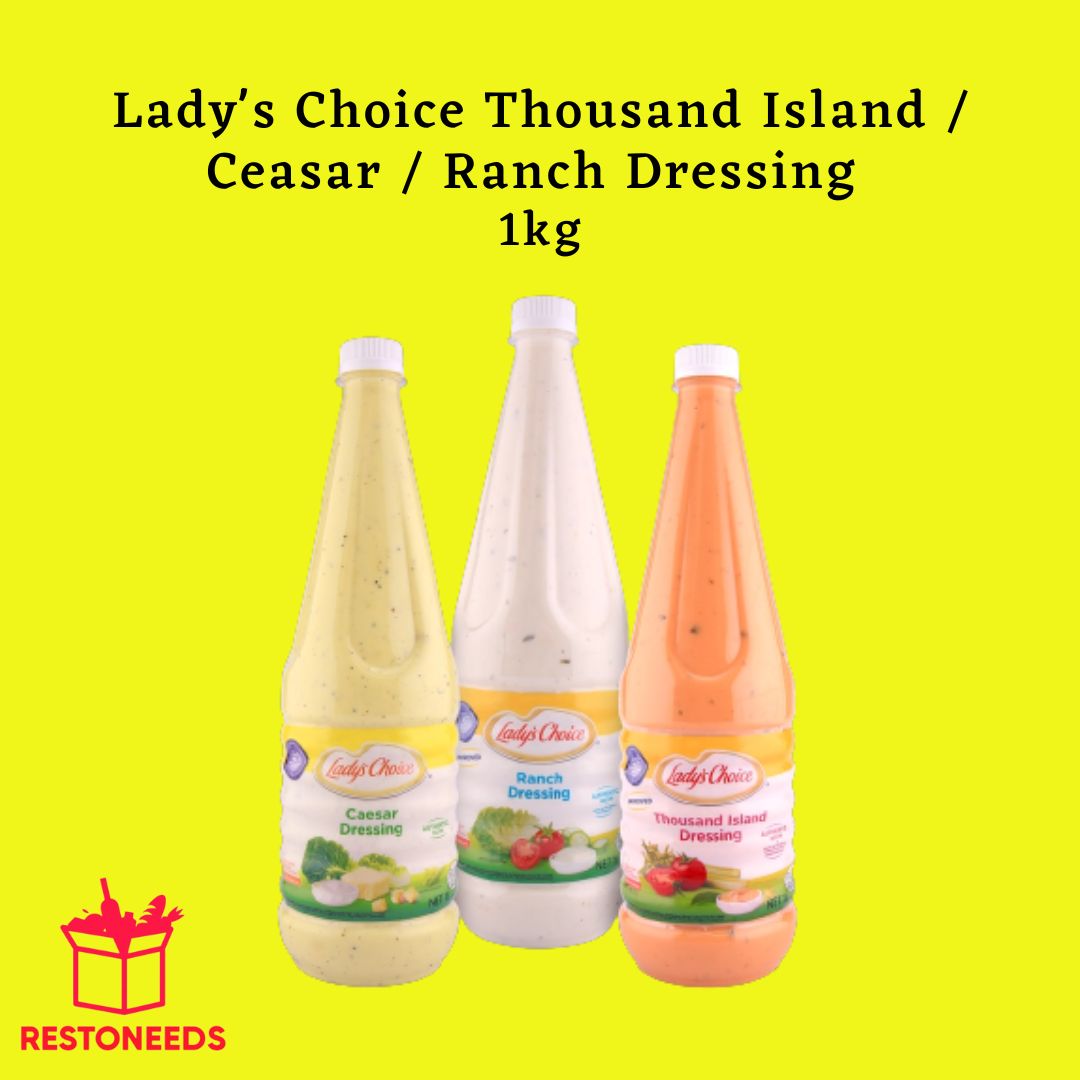 Ladys Choice Thousand Island / Ceasar / Ranch Dressing 1kg Healthier Choice  Salad Dressing Anchovy Eggs Traditional Spice Dressing - Lazada | Lazada PH