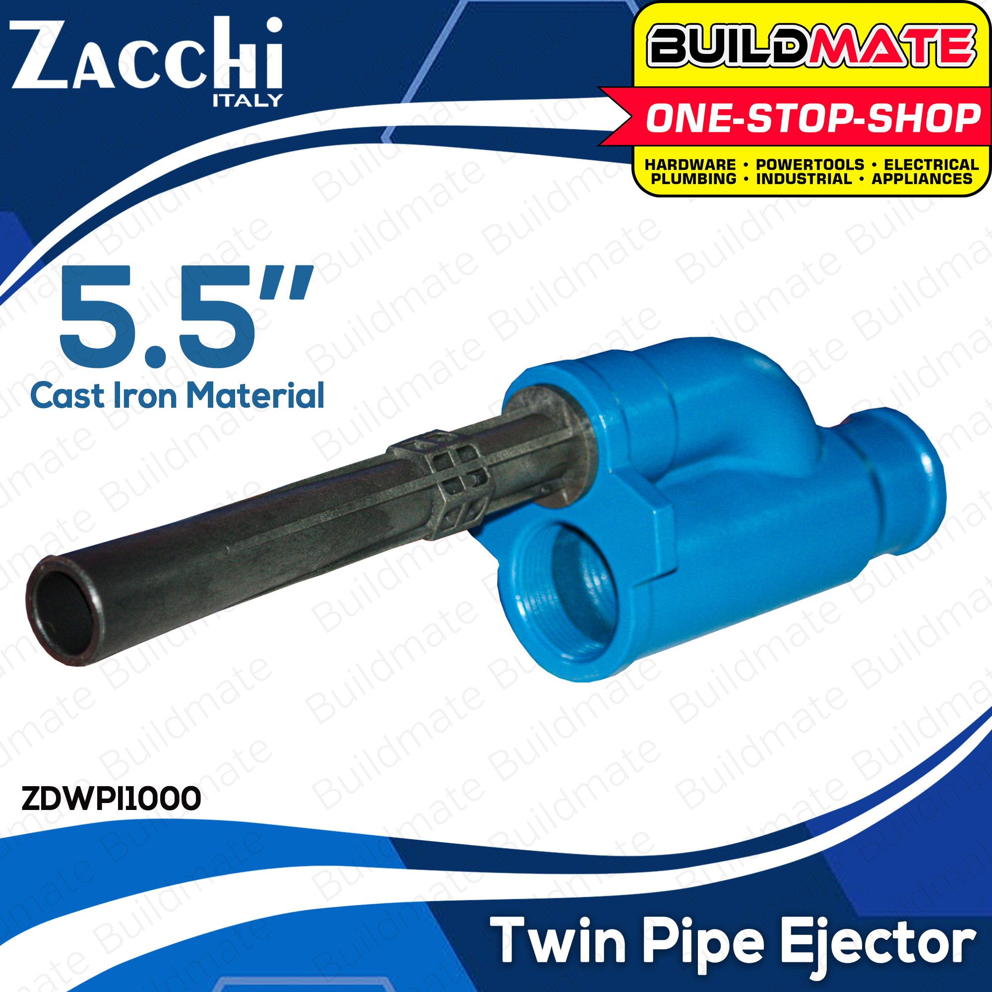 zacchi-5-5-inch-twin-pipe-injector-for-deep-well-water-pump-ejector