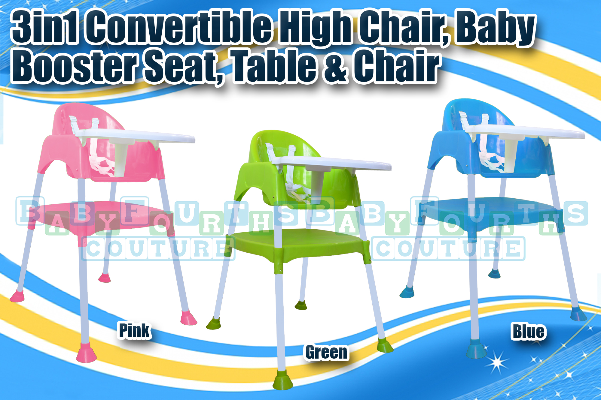 convertible high chair to table and chair