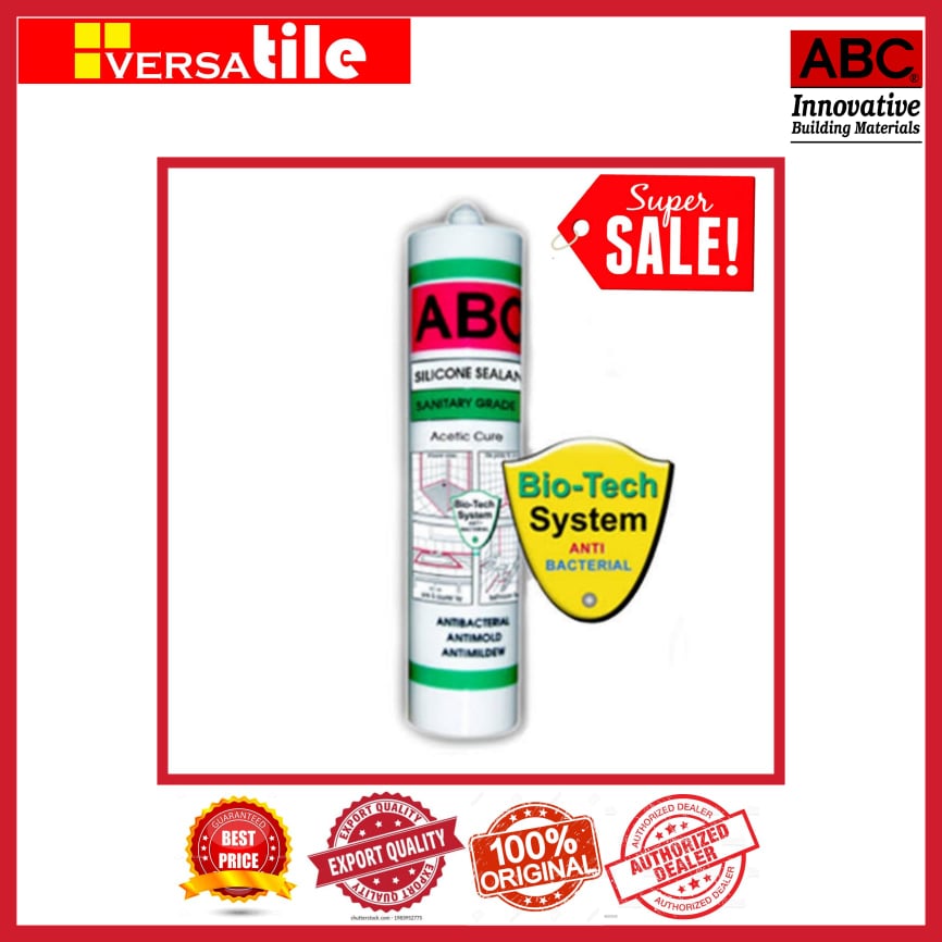 ABC Silicone Sealant Sanitary Grade (Neutral Cure) 300ml Lazada PH