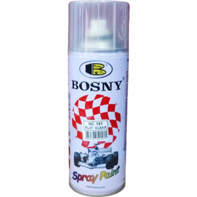 Bosny Spray Paint No. 191 Flat Clear 400cc/ml Lazada PH