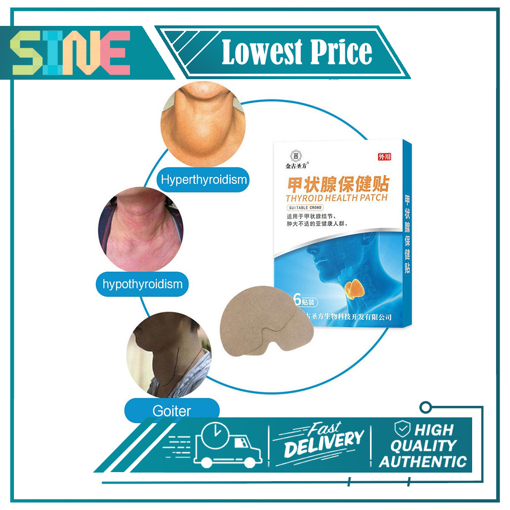 Thyroid health patch 6 stickers/box to treat thyroid nodule and neck