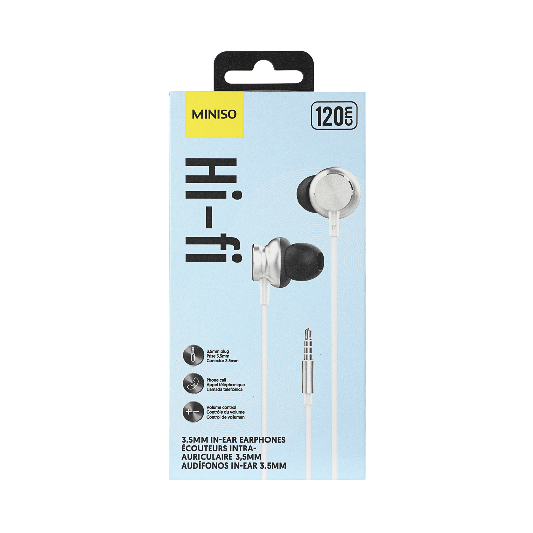 Metal Earphone Miniso Shopee Miniso Handsfree Sales