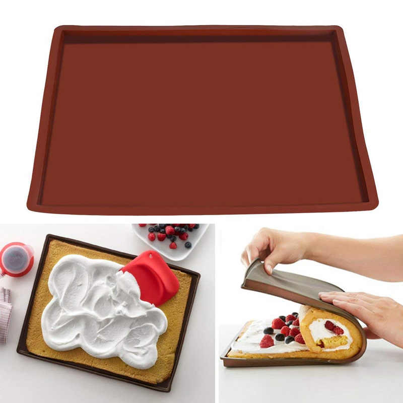 Tools Cake Sheet Silicone Pastry Macaron Rolling Pad Non Stick Baking Mat