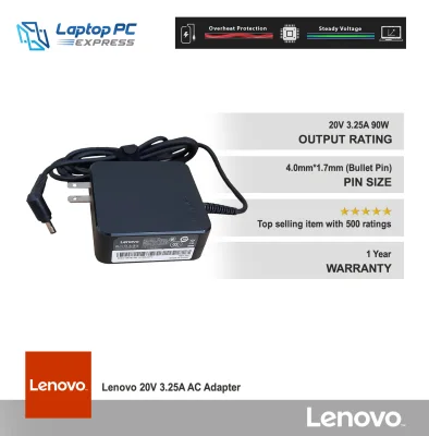 Lenovo Laptop notebook Charger AC Adapter 20v 3.25a Compatible Adapter models: ADLX65CCGU2A, 5A10K78761 4.0mm * 1.7mm