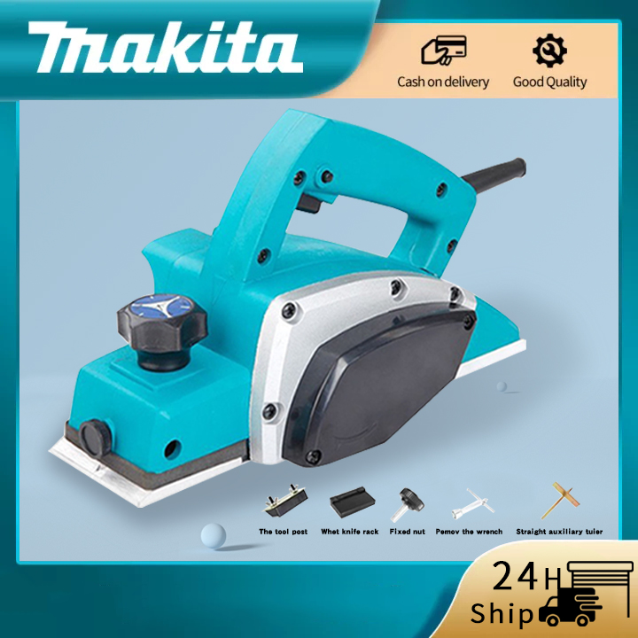 Makita 750W Power Planer Tool Electric Wood Working Hand Planer for