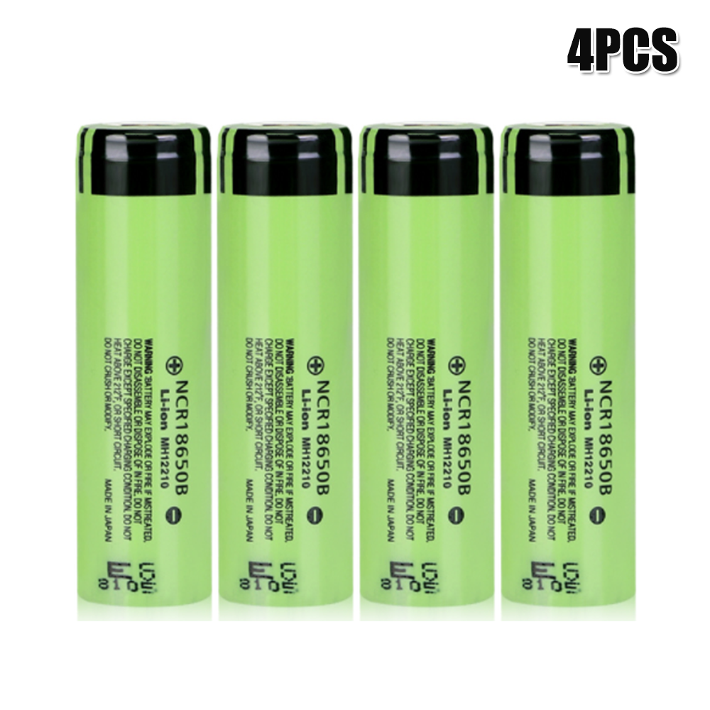 2023 New 4 Pack 3.7V 3400mAh 20A Flat Top Batteries - View #9