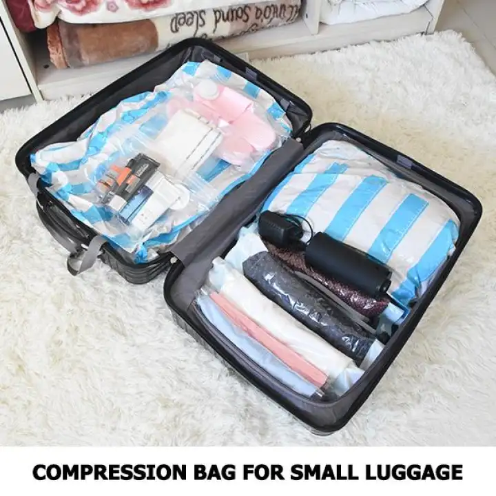 vacuum compression luggage