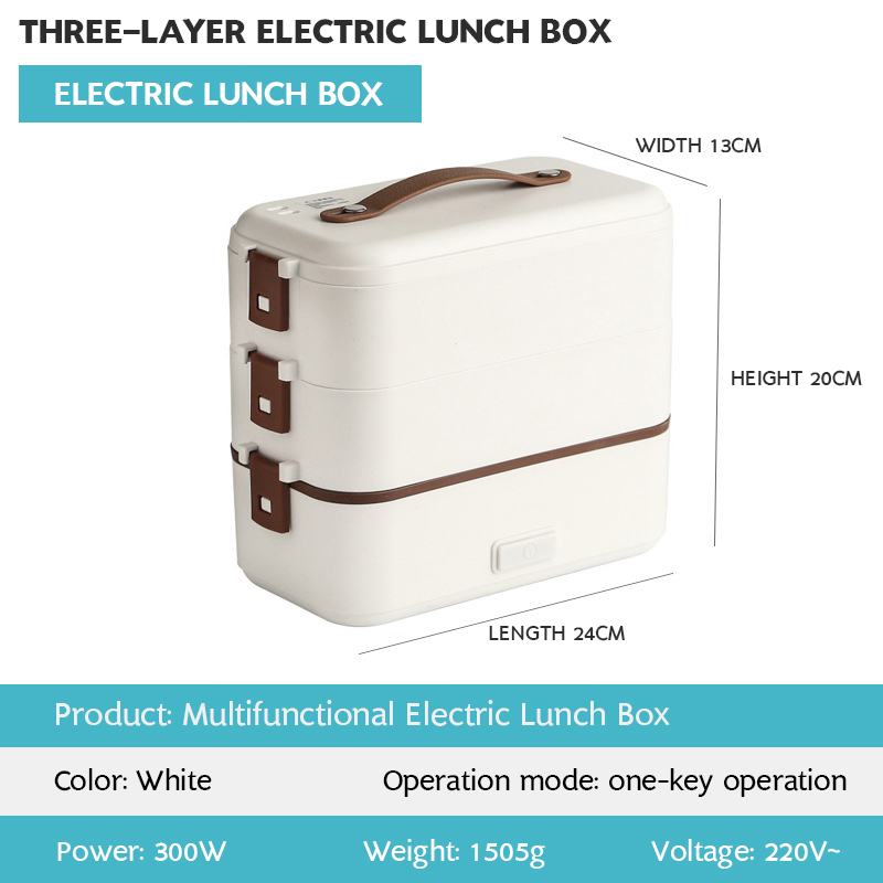 NARWAL 2in1 Portable Electric Lunch Box Heater Stainless Steel Electric