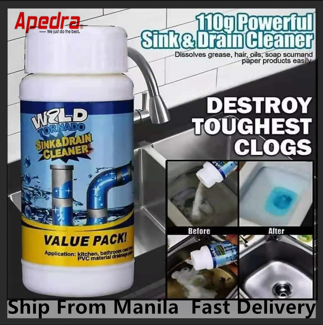 Tornado Sink and Drain Cleaner for Clogged sinks Clogged Bathroom