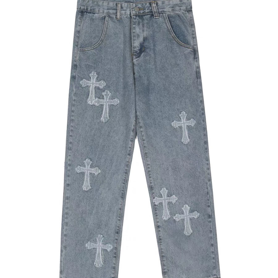 Y2K Men's jeans European and American 
