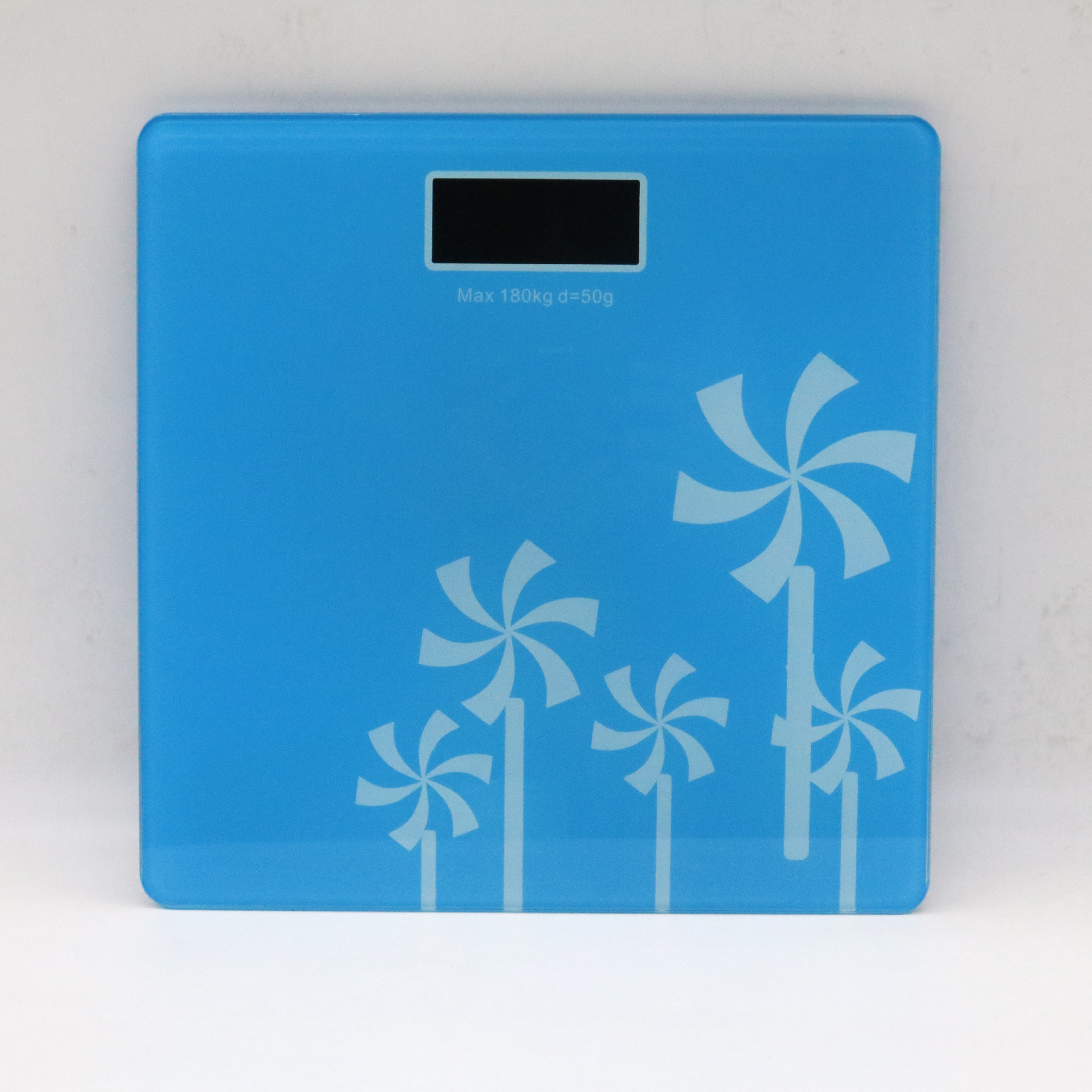 Thick Tempered Glass Electronic Personal Bathroom Weighing Scale 180KG