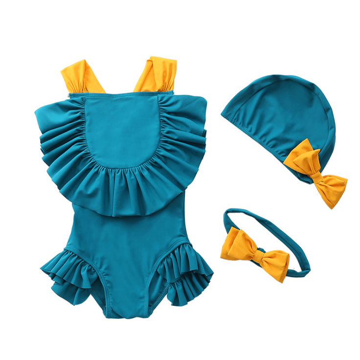 Kathleen Swimsuit bathing suit rash guard one piece baby toddler kid