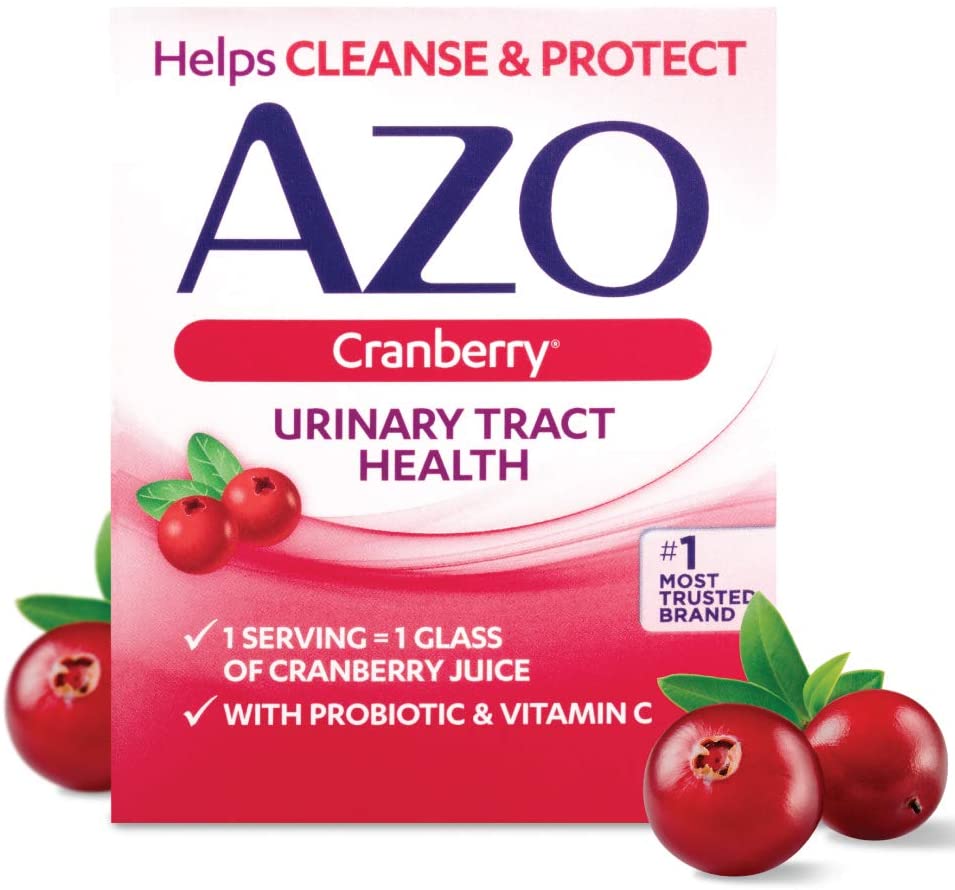AZO Cranberry w Vitamin C Probiotic Calcium Urinary Tract Health