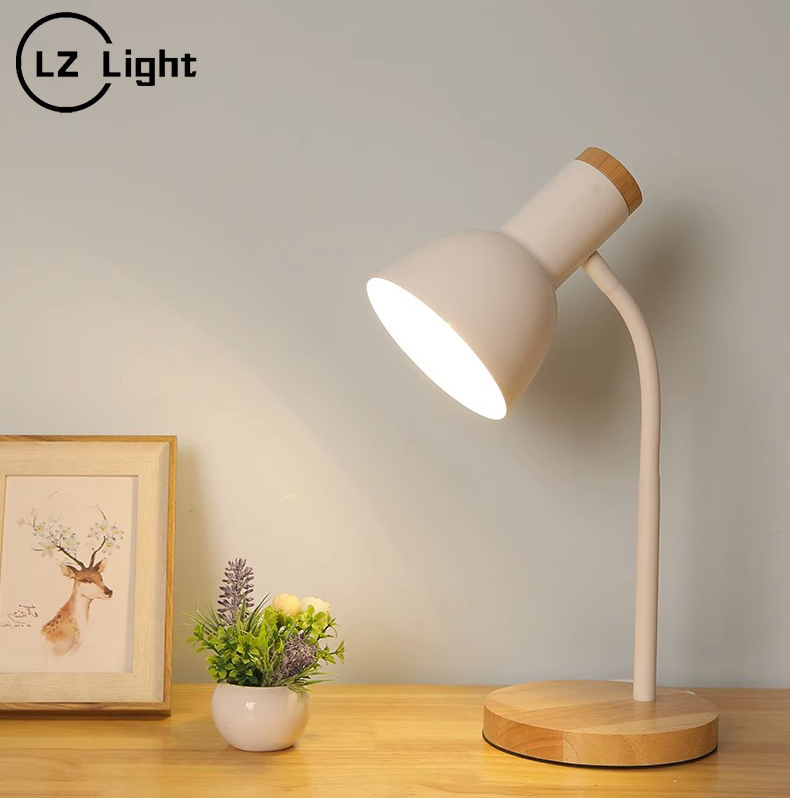 Desk Lamps Modern Table Lights Black White For Children's Adjustable Desk  Lamps Bedroom Bedside Study Nordic Creative Personality Decor P230412