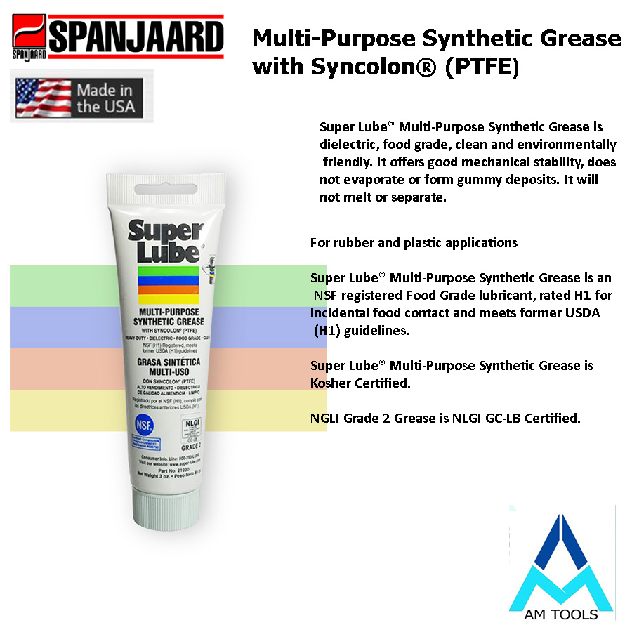 Super Lube MultiPurpose Synthetic Grease with Syncolon Food Grade