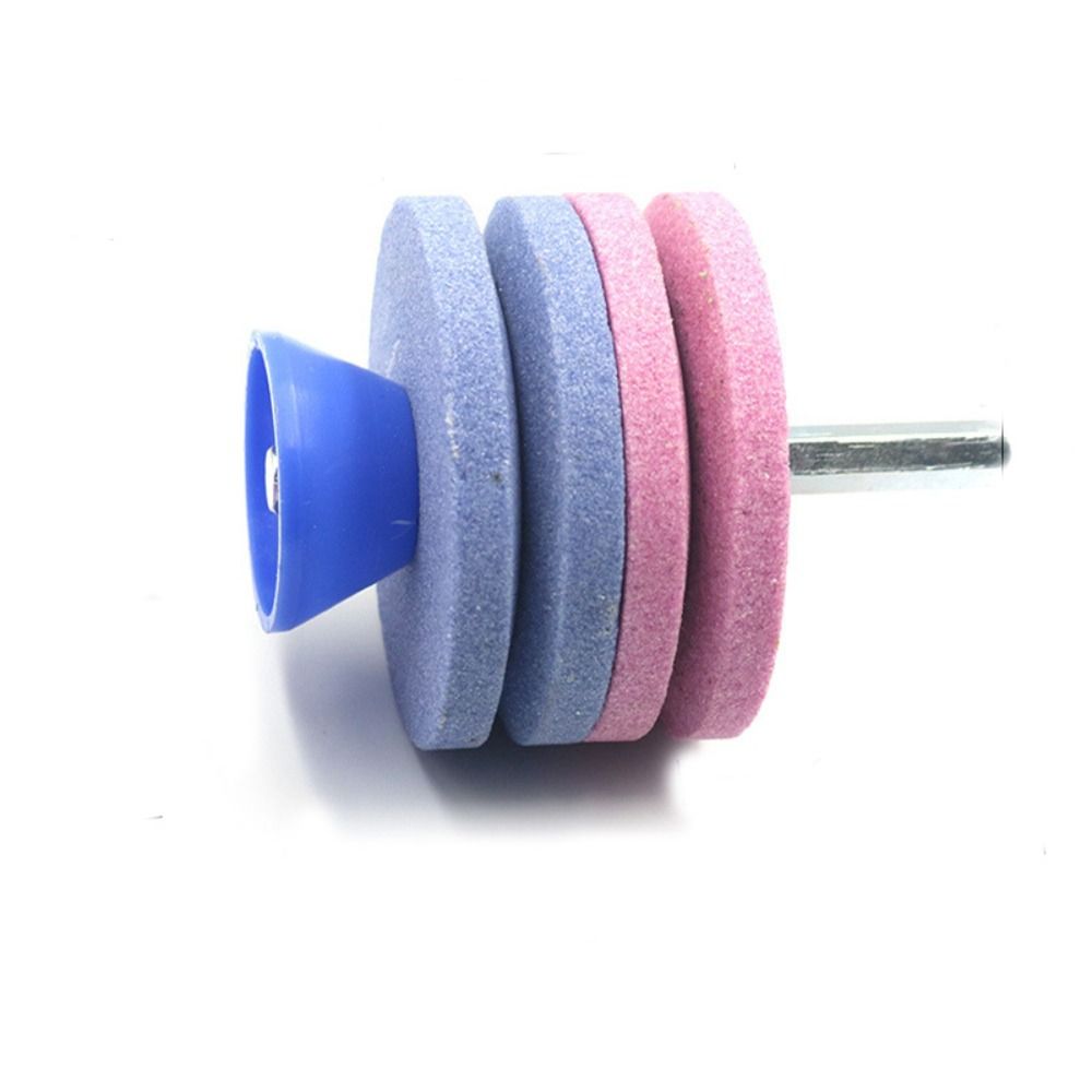 MICANGP Rotary Drill Grinding Stone Grinding Drill Sharpening Lawn Mower Sharpener Garden Grinding Tool Grinding Cuts Sharpener Sharpener Stone