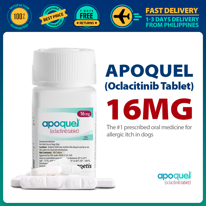 Apoquel 16mg (oclacitinib) Tablets for Dogs Lazada PH
