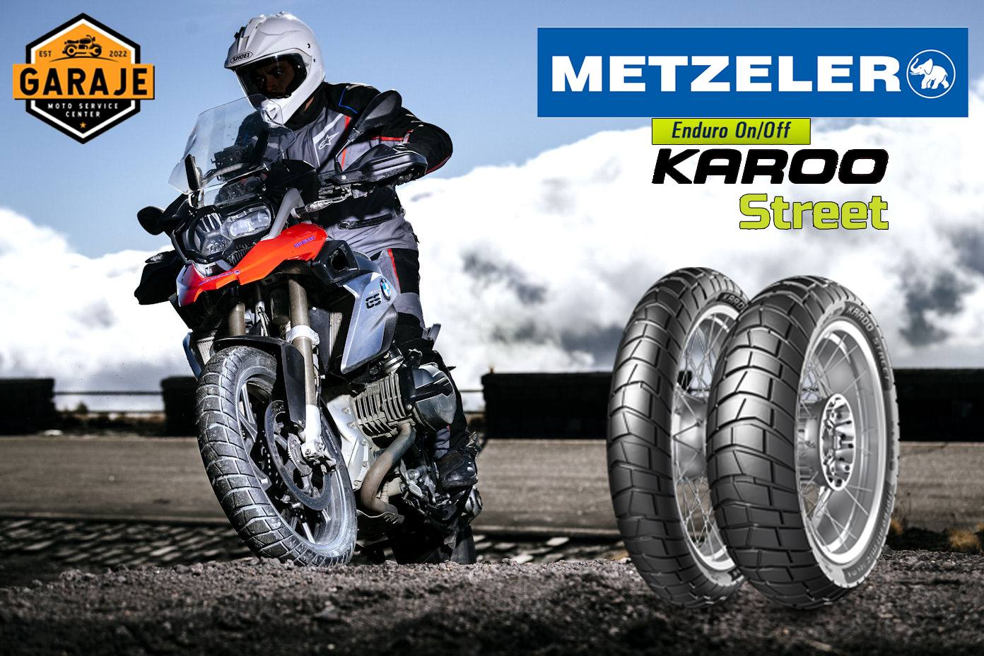 METZELER KAROO STREET MOTORCYCLE TIRE 150/70 18 REAR TIRE for KTM 790
