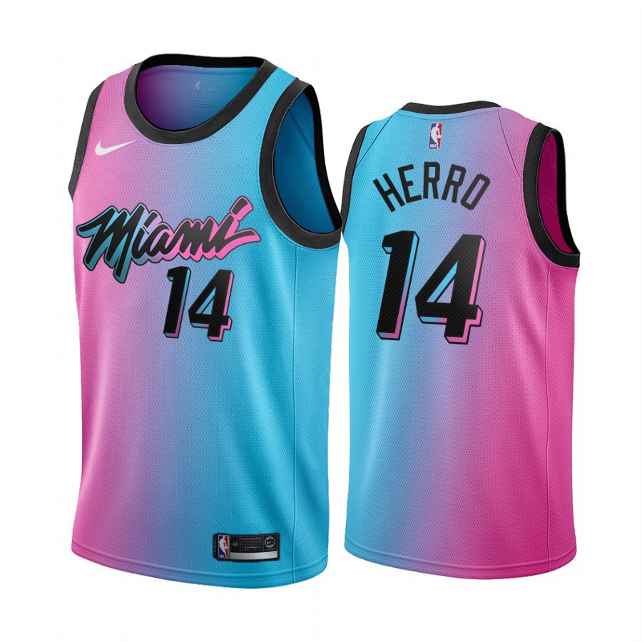 Tyler Herro 2019-20 Miami Heat Nike Vice City Ed. Rookie Authentic Jersey  Sz 48