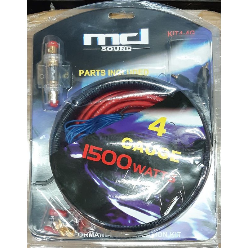 Car Audio Wiring Kit 1500 watts. Guage 4. Lazada PH