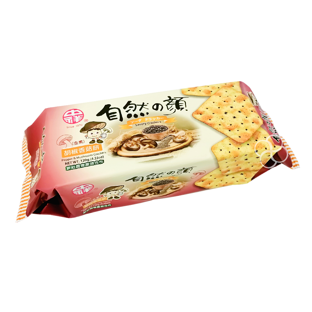 Pepper & Mushrooms Crackers