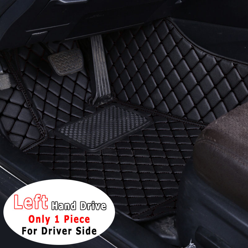 LHD Leather Car Floor Mats for Kia Carnival Sedona 2015 2016 2017