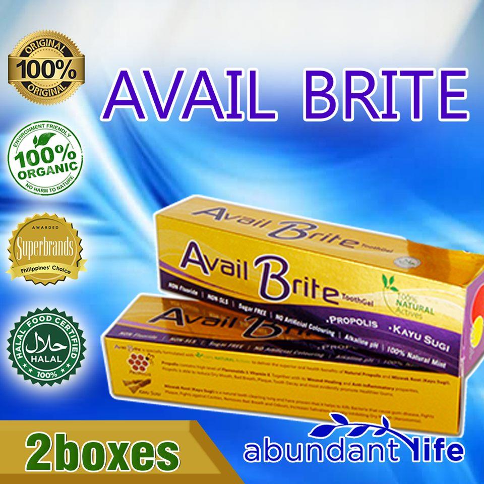 avail brite toothpaste