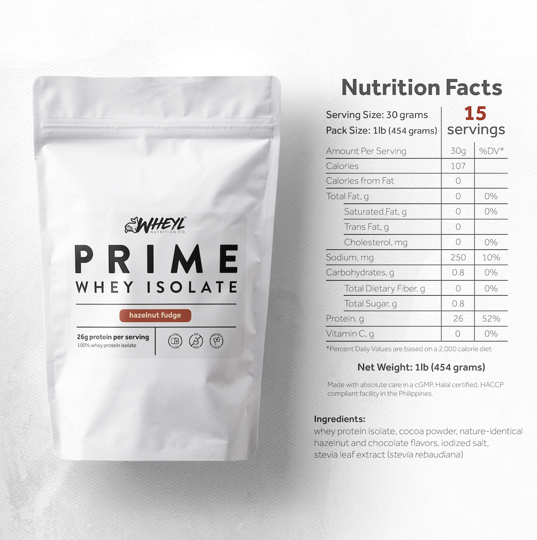 Keto Whey (1lb, 15 servings) JUST Whey Concentrate and PRIME Whey