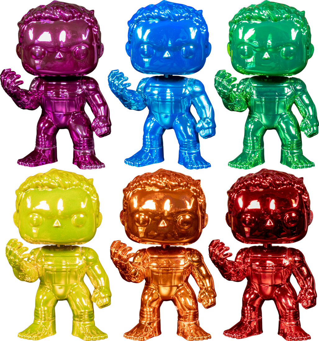 funko pop hulk chrome