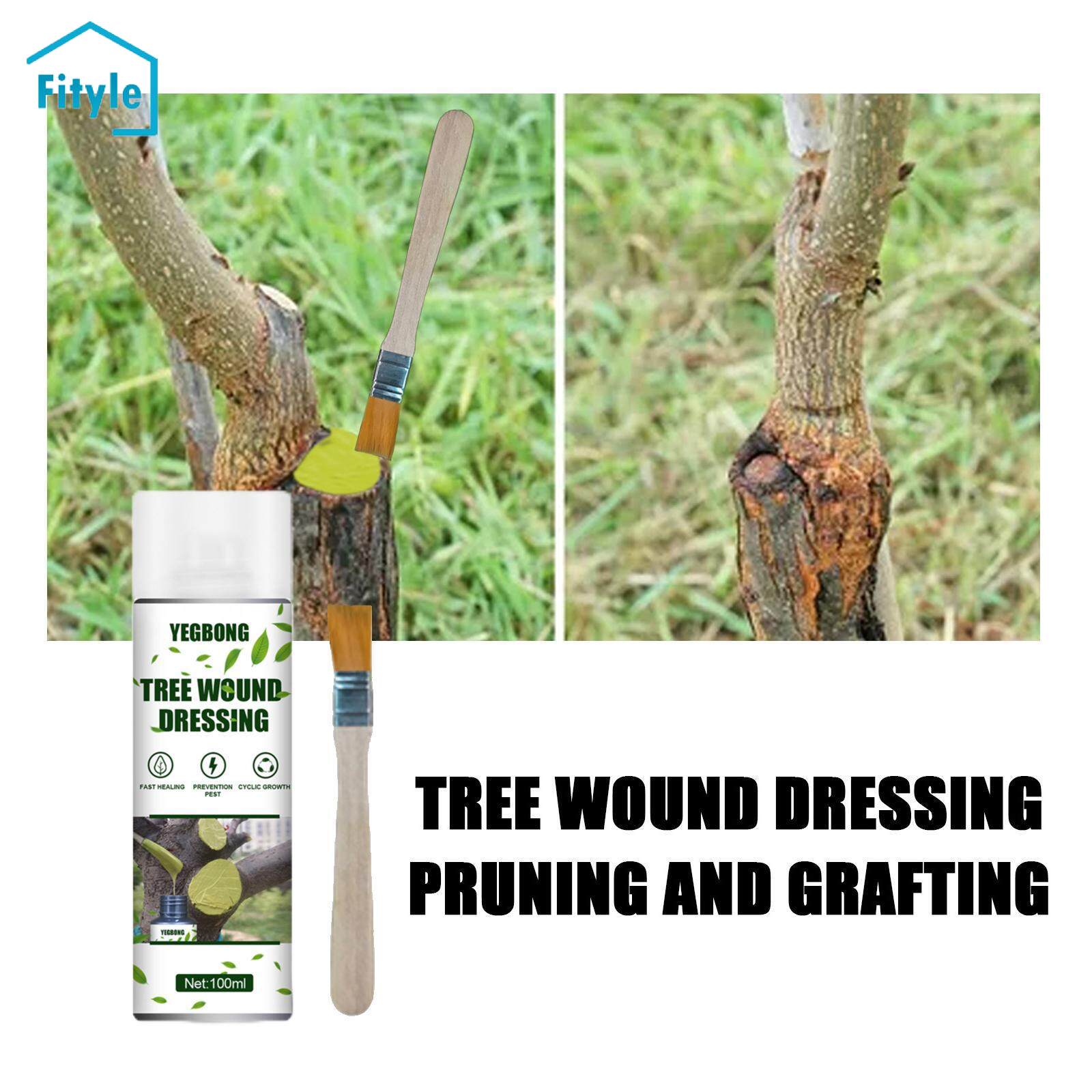 Fityle 100ml Tree Wound Sealer Treatment Cream Brush Trees Wounds