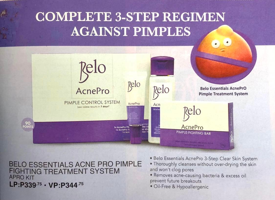 Belo Essential ACNE PRO PIMPLE FIGHTING TREATMENT SYSTEM SET Lazada PH