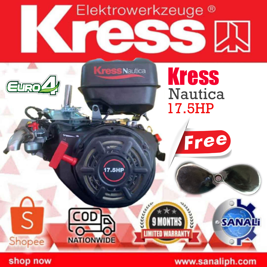 KRESS Marine Engine Gas (17.5HP) KE217 NAUTICA Lazada PH