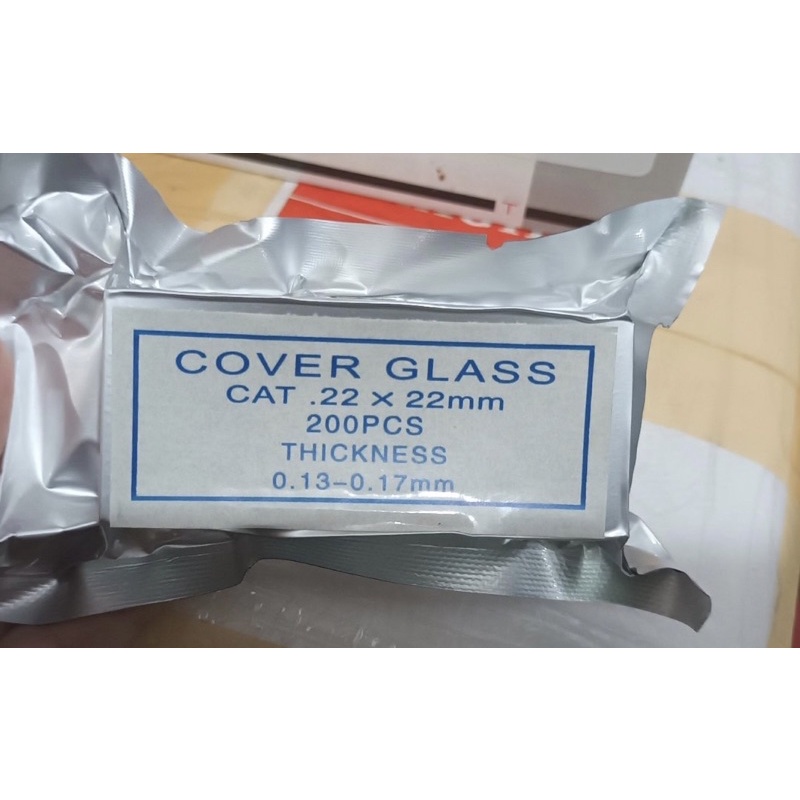 COVERS GLASS by TruLab 22X22mm (200pcs/pack) Lazada PH